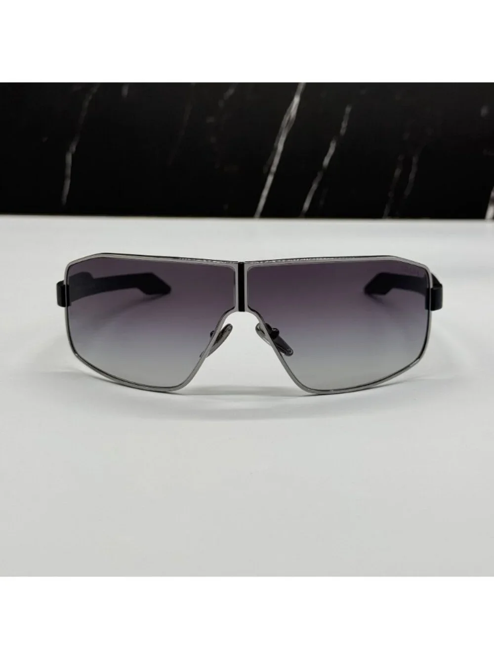 Prada Linea Rossa PS54YS 5AV09U Men Black Gray Sport Sunglasses Authentic NEW